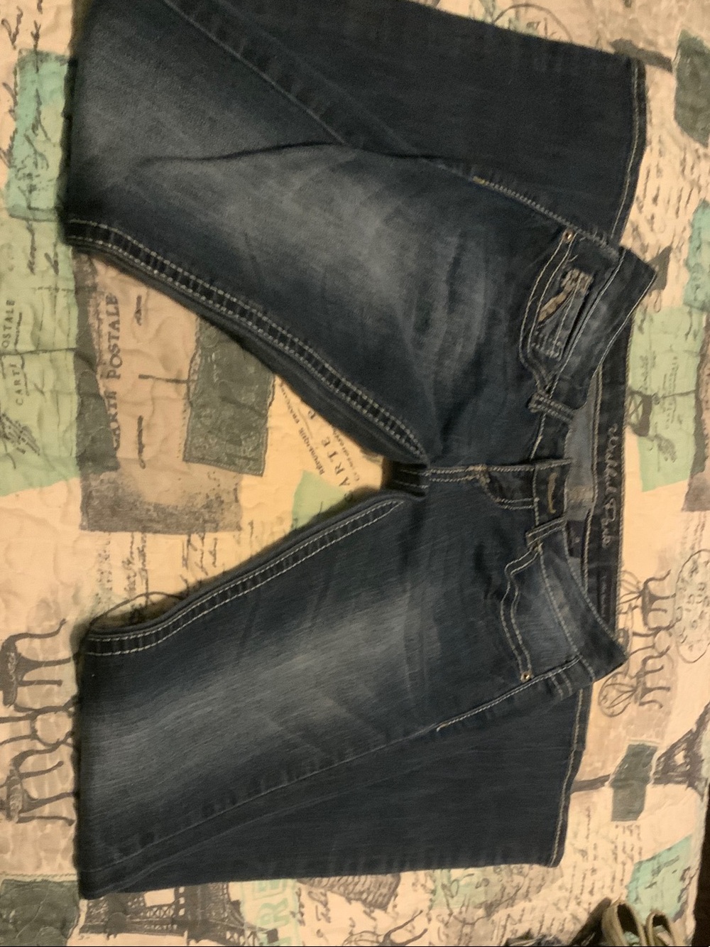Classic Dark Blue Bella Bootcut Jeans